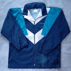 Vintage 90s ADIDAS COLOUR BLOCK WINDBREAKER